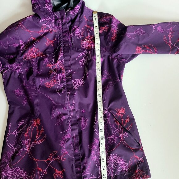 Paradox purple shell jacket with hood. - Picture 8 of 9
